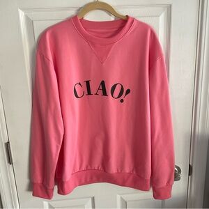 Amazon Pink Women's Crew Neck Sweater